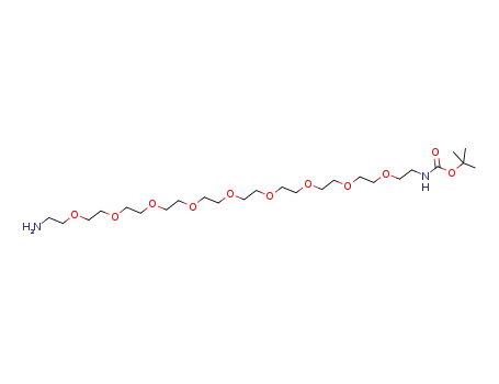 tert-butyl 2-(2-(2-(2-(2-(2-(2-(2-(2-(2-aminoethoxy)ethoxy)ethoxy)ethoxy)ethoxy)ethoxy)ethoxy)ethoxy)ethoxy)ethylcarbamate
