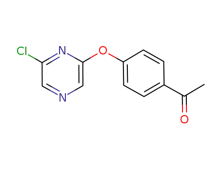 2-chloro-6-(acetophenone-4-oxy)-pyrazine