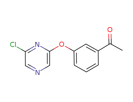 2-chloro-6-(acetophenone-3-oxy)-pyrazine