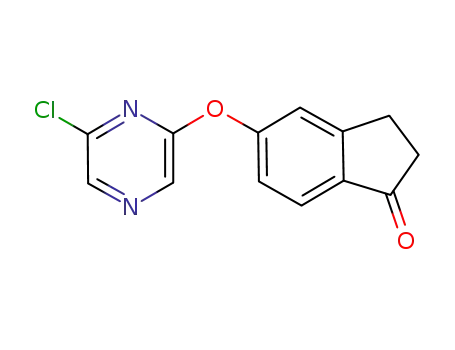 2-chloro-6-(indanone-5-oxy)-pyrazine