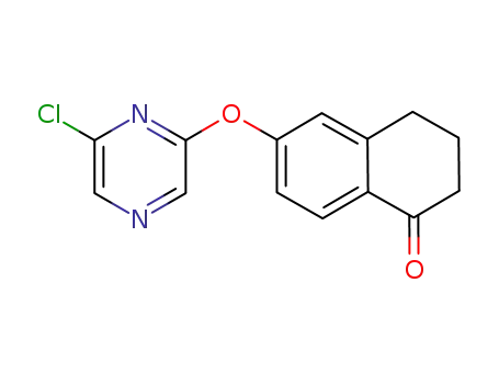 2-chloro-6-(tetralon-1-yl-6-oxy)-pyrazine