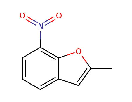 Molecular Structure of 13680-09-6 (Benzofuran, 2-methyl-7-nitro-)