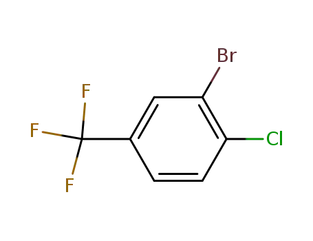 Molecular Structure of 454-78-4 (3-Bromo-4-chlorobenzotrifluoride)