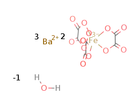 barium iron(III) oxalate *xH2O