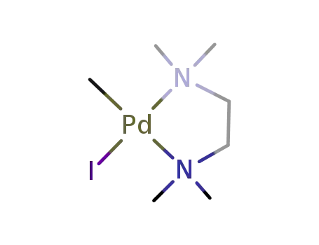 methyl-iod-(N,N,N',N'-tetramethylethanediamine)palladium(II)
