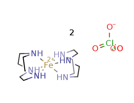 bis(1,4,7-triazacyclononane)iron(II) perchlorate