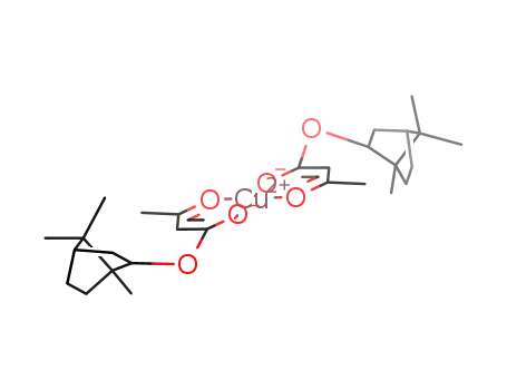 bis(bornyl-3-oxobutanoato)copper(II)