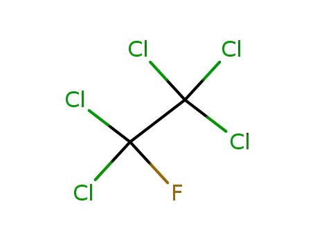 Molecular Structure of 354-56-3 (FLUOROPENTACHLOROETHANE)