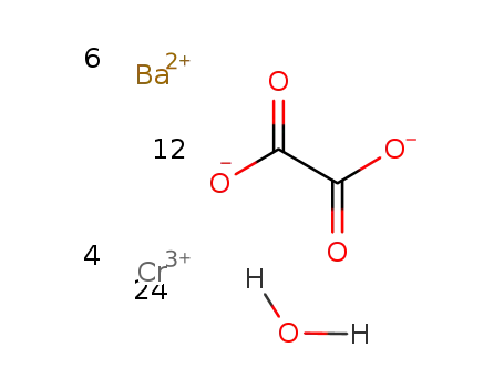 (Ba6(H2O)17[Cr(oxalate)3]4)*7H2O