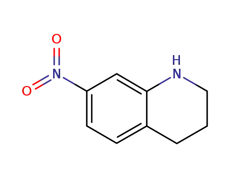 Molecular Structure of 30450-62-5 (7-Nitro-1,2,3,4-tetrahydroquinoline)