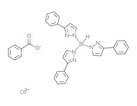 (benzoato)[hydrotris(3-phenylpyrazol-1-yl)borato]cobalt(II)