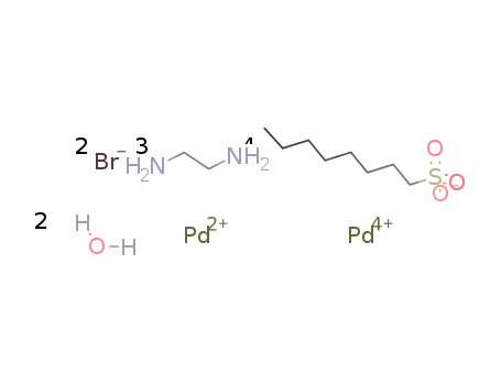 [Pd(ethylenediamine)2][PdBr2(ethylenediamine)](octylsulfonate)4*2H2O