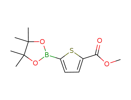 5-(4,4,5,5-tetramethyl-1,3,2-dioxaborolan-2-yl)thiophene-2-carboxylic acid methyl ester