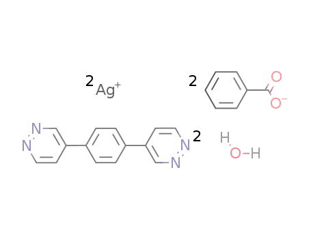 [Ag2(1,4-bis(pyridazin-4-yl)benzene)(benzoate)2]*2H2O
