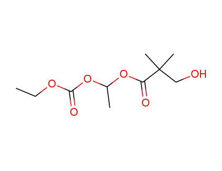 rac-1-ethoxycarbonyloxy-ethyl 3-hydroxy-2,2-dimethylpropanoate