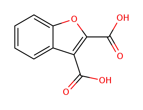 Molecular Structure of 131-76-0 (1-BENZOFURAN-2,3-DICARBOXYLIC ACID)