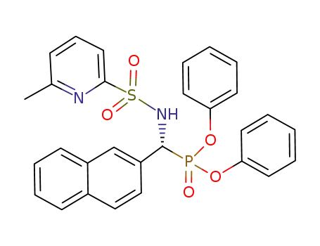 (R)-diphenyl [(6-methyl-2-pyridinesulfonyl)amino-(2-naphthyl)methyl]phosphonate