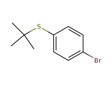 Molecular Structure of 25752-90-3 (1-BROMO-4-(TERT-BUTYLSULFANYL)BENZENE)