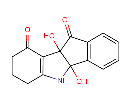 4b,9b-dihydroxy-4b,5,6,7,8,9b-hexahydroindeno[1,2-b]indole-9,10-dione
