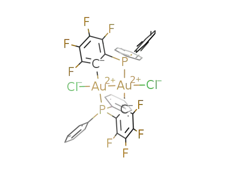 [Au2Cl2(μ-2-C6F4PPh2)2]