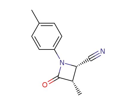 cis-4-cyano-3-methyl-1-(p-tolyl)azetidin-2-one