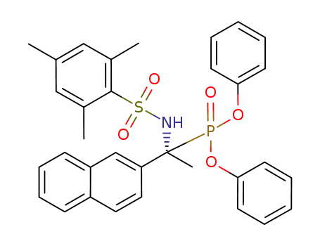 diphenyl 1-(2,4,6-trimethylphenylsulfonylamino)-1-(2-naphthyl)ethylphosphonate