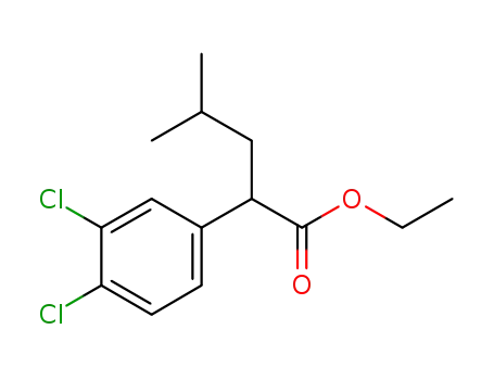 2-(3,4-dichlorophenyl)-4-methyl-pentanoic acid ethyl ester