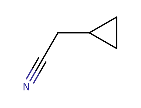 Molecular Structure of 6542-60-5 (Cyclopropylacetonitrile)
