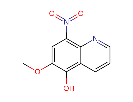 5-Quinolinol,6-methoxy-8-nitro-