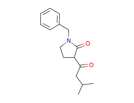 (rac)-1-benzyl-3-(3-methylbutanoyl)pyrrolidin-2-one