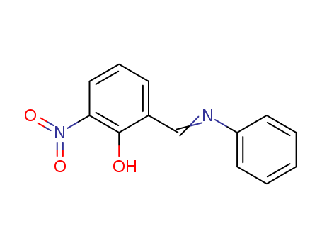 Molecular Structure of 15677-17-5 (Phenol, 2-nitro-6-[(phenylimino)methyl]-)