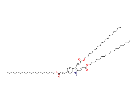 (2E,2'E,2''E)-trioctadecyl 3,3',3''-(1-methyl-1H-indole-2,3,6-triyl)triacrylate