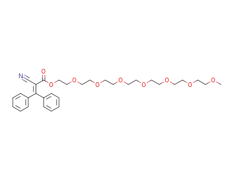 2-cyano-3,3-diphenyl-acrylic acid [pluriol A350E] ester