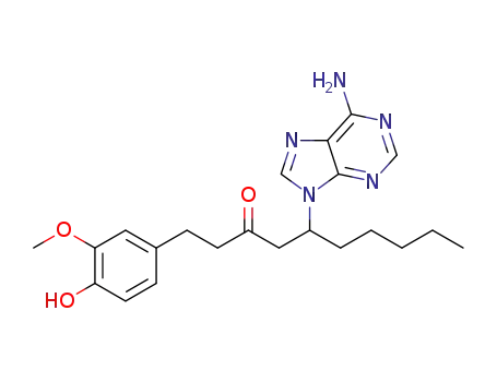 5-(6-amino-9H-purin-9-yl)-1-(4-hydroxy-3-methoxyphenyl)decan-3-one