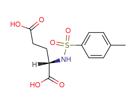 Molecular Structure of 4816-80-2 (N-(p-Tolylsulphonyl)-L-glutamic acid)