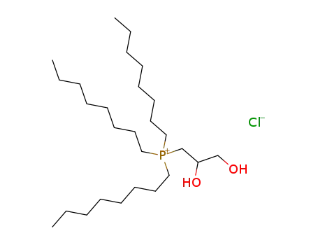 trioctyl(2,3-dihydroxypropyl)phosphonium chloride