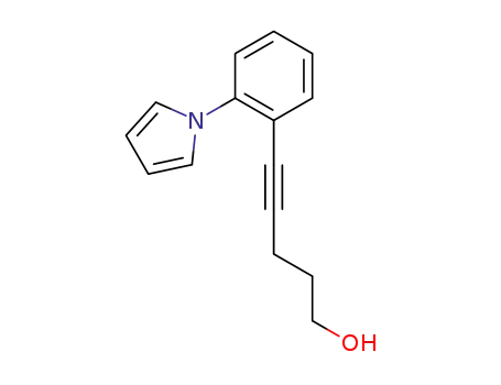 5-(2-(1H-pyrrol-1-yl)phenyl)pent-4-yn-1-ol