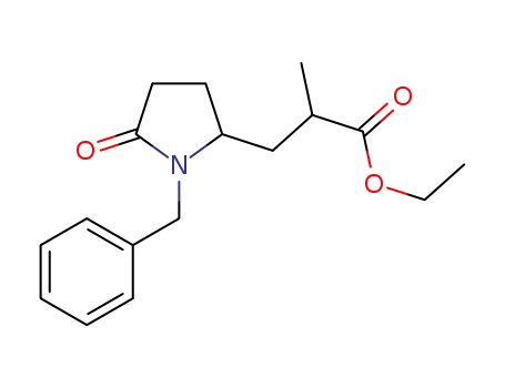 1-benzyl-5-[2-(ethyloxycarbonyl)propyl]pyrrolidin-2-one