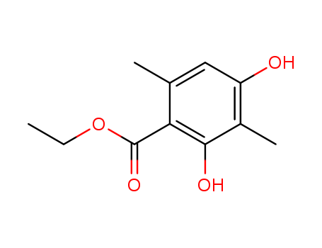 Benzoic acid,2,4-dihydroxy-3,6-dimethyl-, ethyl ester