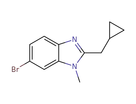 6-bromo-2-(cyclopropylmethyl)-1-methyl-1H-benzimidazole