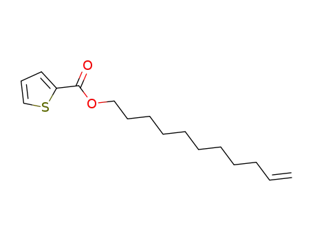 2-thiophenecarboxylic acid, undec-10-enyl ester