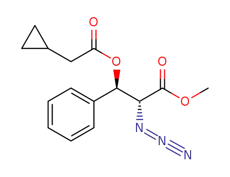 (2R,3R)-2-azido-3-(2-cyclopropylacetoxy)-3-phenylpropionic acid methyl ester