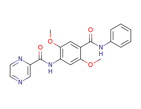 N-(2,5-dimethoxy-4-(phenylcarbamoyl)phenyl)pyrazine-2-carboxamide