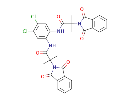 N,N'-(4,5-dichloro-1,2-phenylene)bis(2-(1,3-dioxoisoindolin-2-yl)-2-methylpropanamide)
