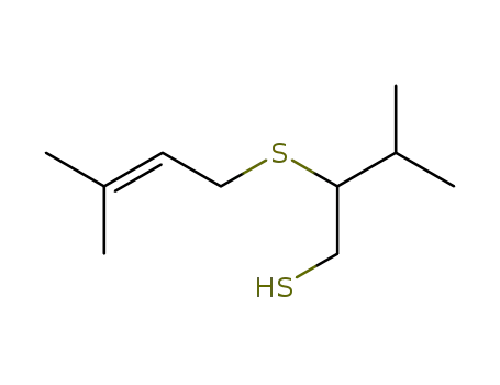 3-methyl-2-(3-methyl-but-2-enylsulfanyl)-butane-1-thiol