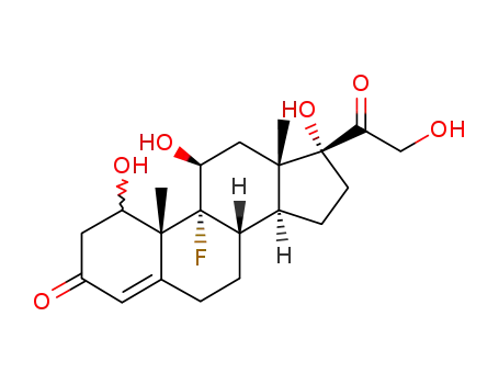 9-fluoro-1ξ,11β,17,21-tetrahydroxy-pregn-4-ene-3,20-dione