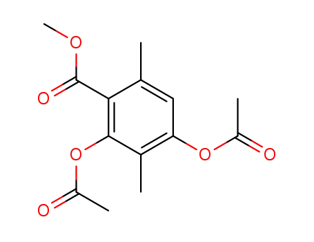 4-(methoxycarbonyl)-2,5-dimethyl-1,3-phenylene diacetate