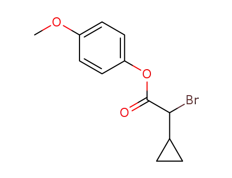 4-methoxyphenyl 2-bromo-2-cyclopropylacetate