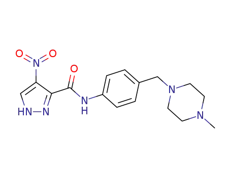 N-(4-((4-methylpiperazin-1-yl)methyl))phenyl-4-nitro-1H-pyrazole-3-carboxamide