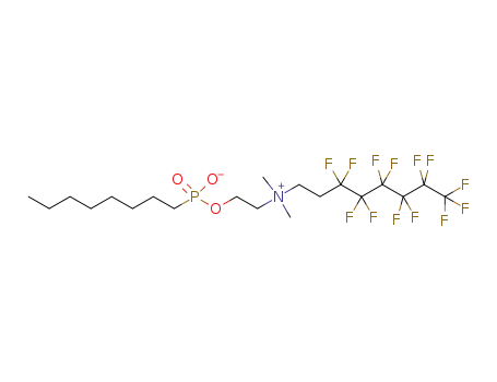 2-[dimetyl(3,3,4,4,5,5,6,6,7,7,8,8,8-tridecafluorooctyl)ammonio]ethyl octylphosphonate